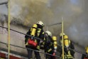 Dachstuhlbrand Koeln Poll Geislarerstr P163